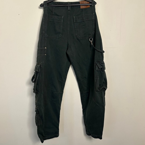 Cult Gaia x Gap Forest Green Cargo Utility Pants Womens 2/26 - Picture 2 of 14